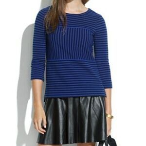 Madewell Gallerist Ponte Striped Top